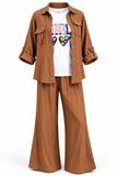 Women’s 3-Piece Brown Co-Ord Set