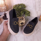 Black Casual Platform Shoes