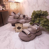 Green Chunks Sandals