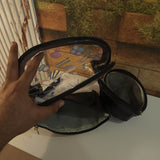 Black Multi Use Pouch 3 Pcs Set - Maha fashions -  Handbags & Wallets