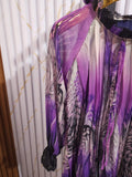 Elegant Paisley Print Dress