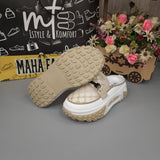 Beige Mules in Platform Wedge - Maha fashions -  Women Footwear