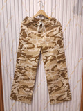 Beige Camo Baggy Cargo