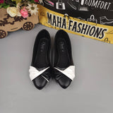 Black White Contrast Pumps