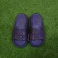 Blue Printed Comfy Slippers - Maha fashions -  Women Footwear
