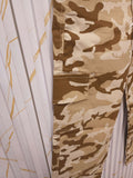 Beige Camo Baggy Cargo