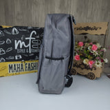 Grey Backpack - Maha fashions -  bagpacks