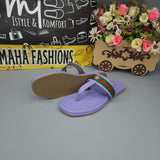 Purple Casual Slippers - Maha fashions -  Women Footwear