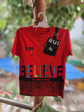 Red Retro Style T Shirt - Maha fashions -  KIDS CLOTHING