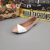 Pink White Contrast Pumps