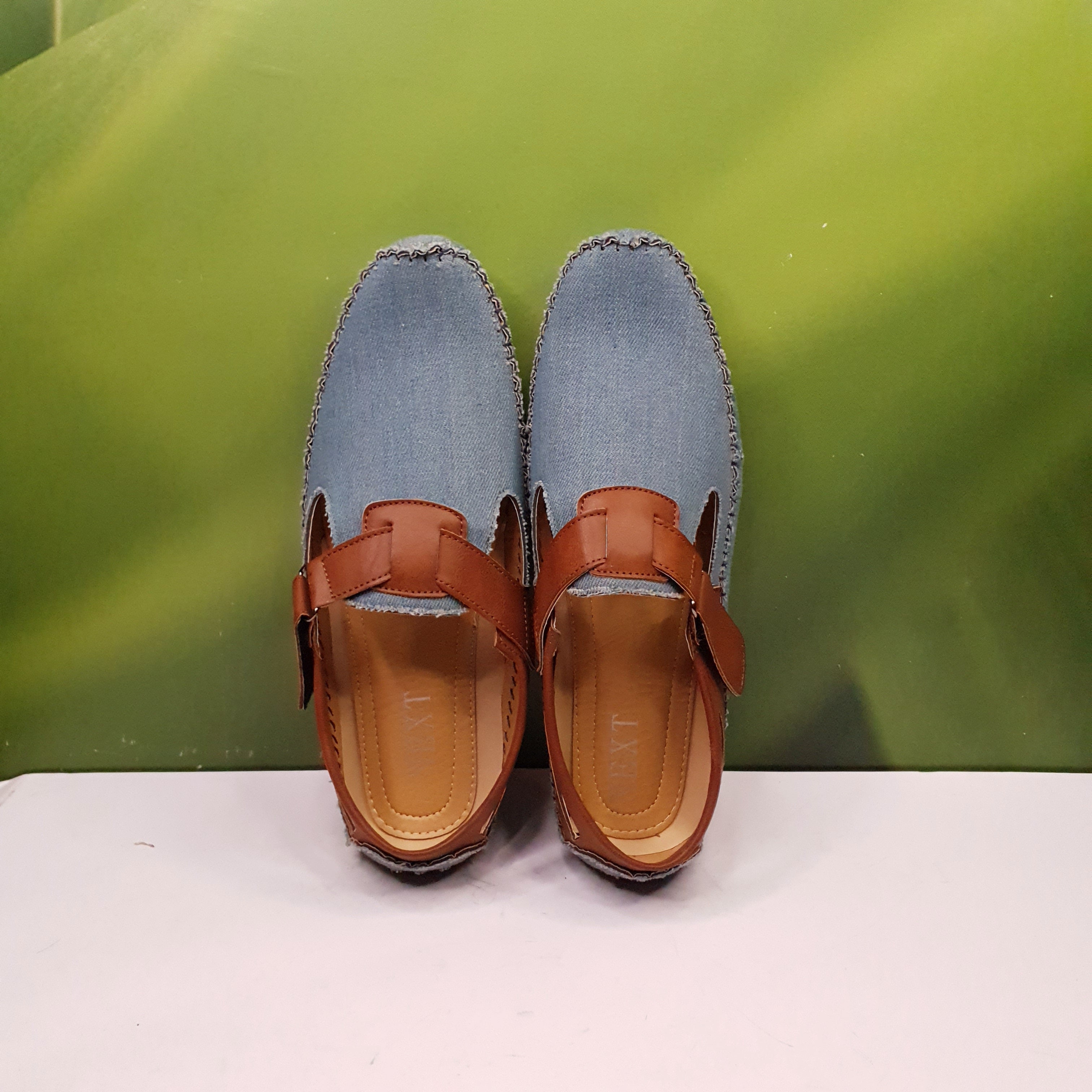 Denim shoe-style sandals - Maha fashions -  Men's Footwear