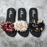 Floral Slippers in Wedge FHI-014