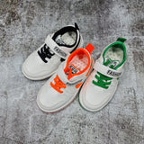 White Contrast Kids Shoes - Maha fashions -  Kids Shoes