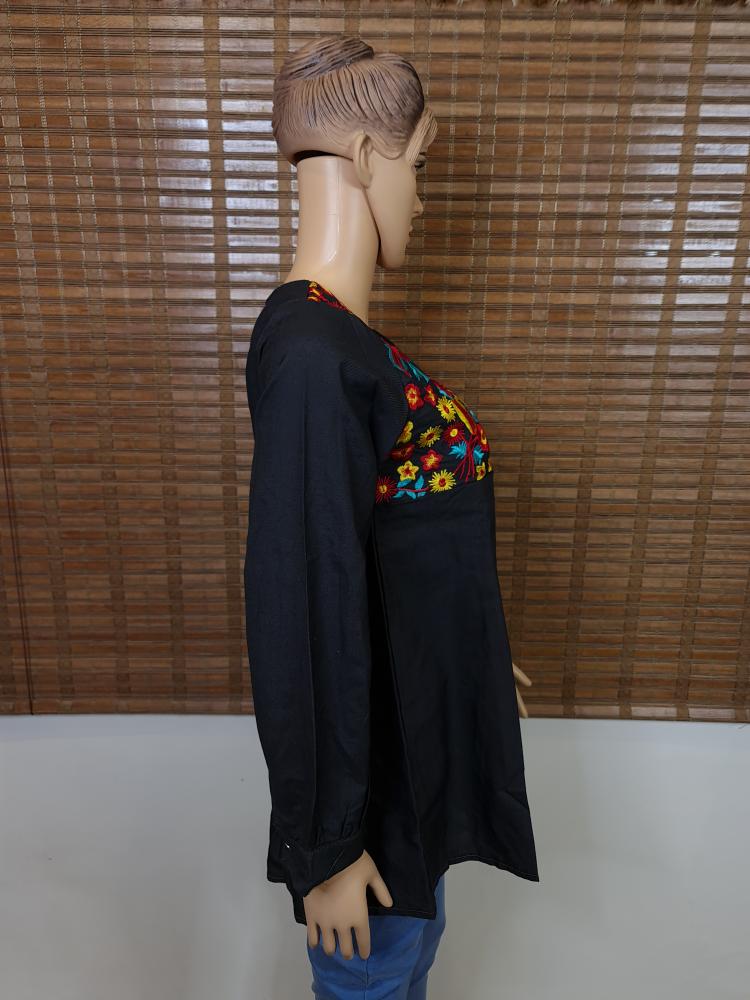 Denim embroidered Tops - Maha fashions -  Tops