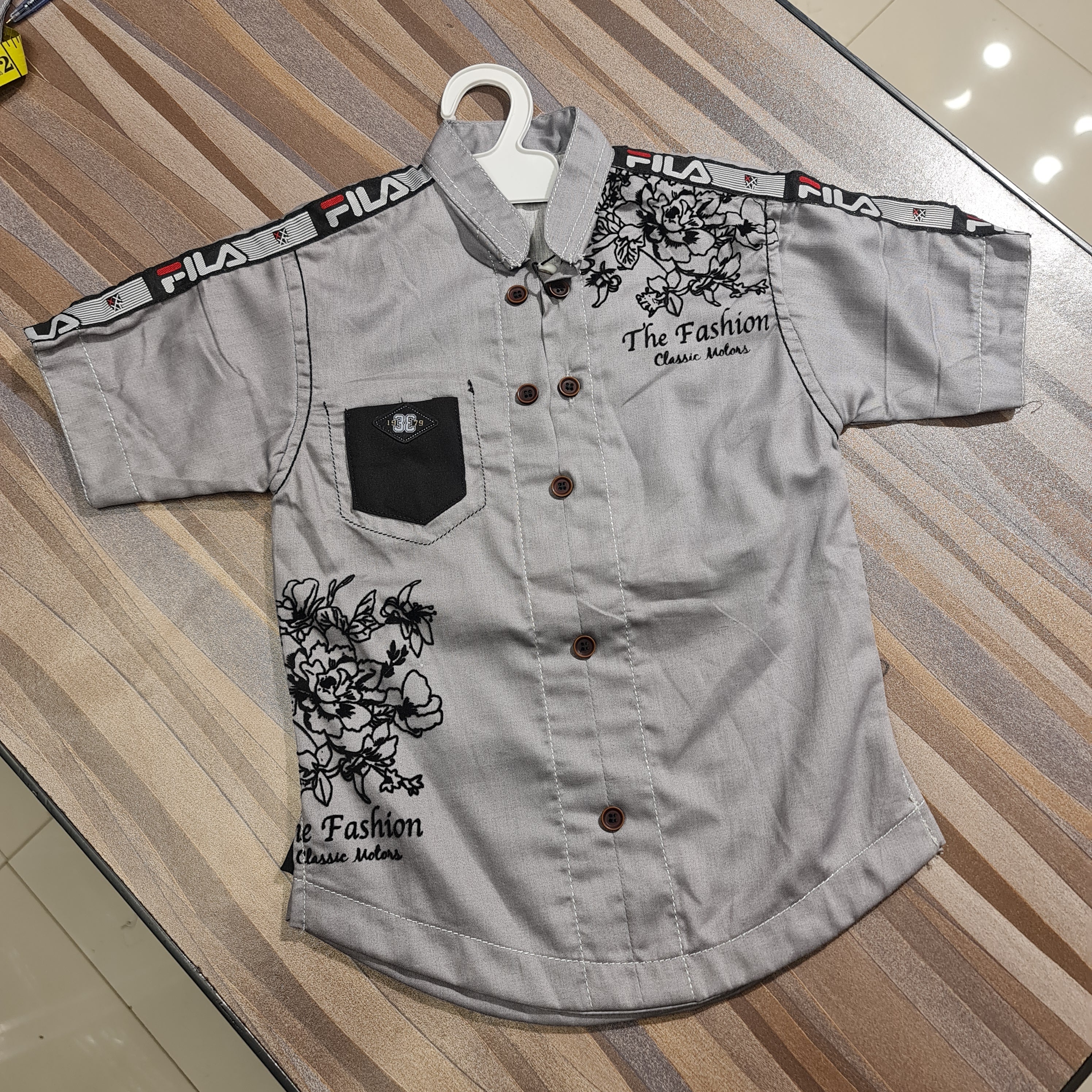 Kids Embroidery Shirt - Maha fashions -  Shirts