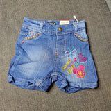 Kids embroidery denim shorts - Maha fashions -  Shorts