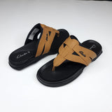 Camel Buckle Slippers - Maha fashions -  