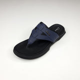 Navy Buckle Slipper - Maha fashions -  