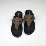 Brown Buckle Slippers - Maha fashions -  