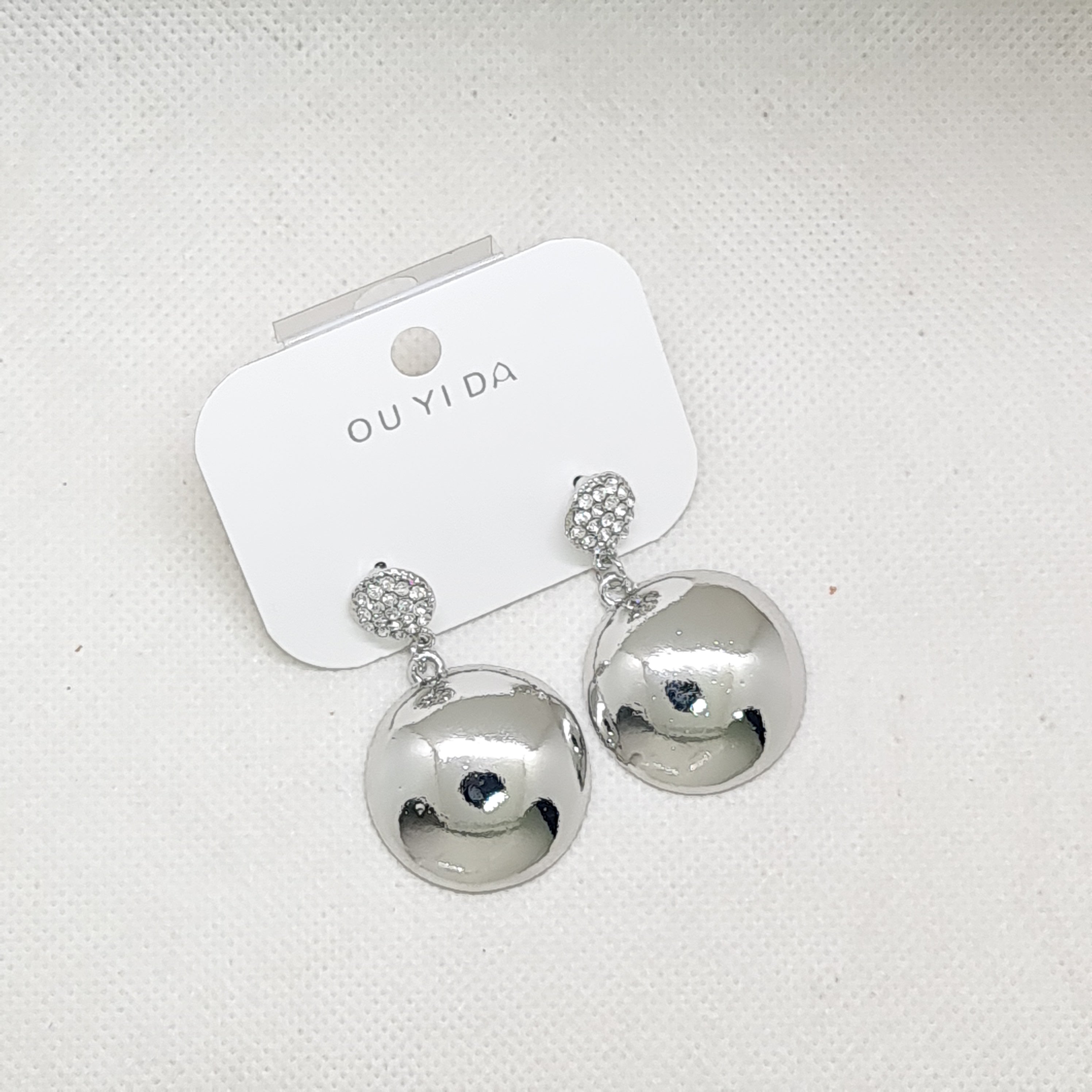Silver Studs Earings - Maha fashions -  