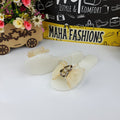White Bow Jelly Slippers - Maha fashions -  