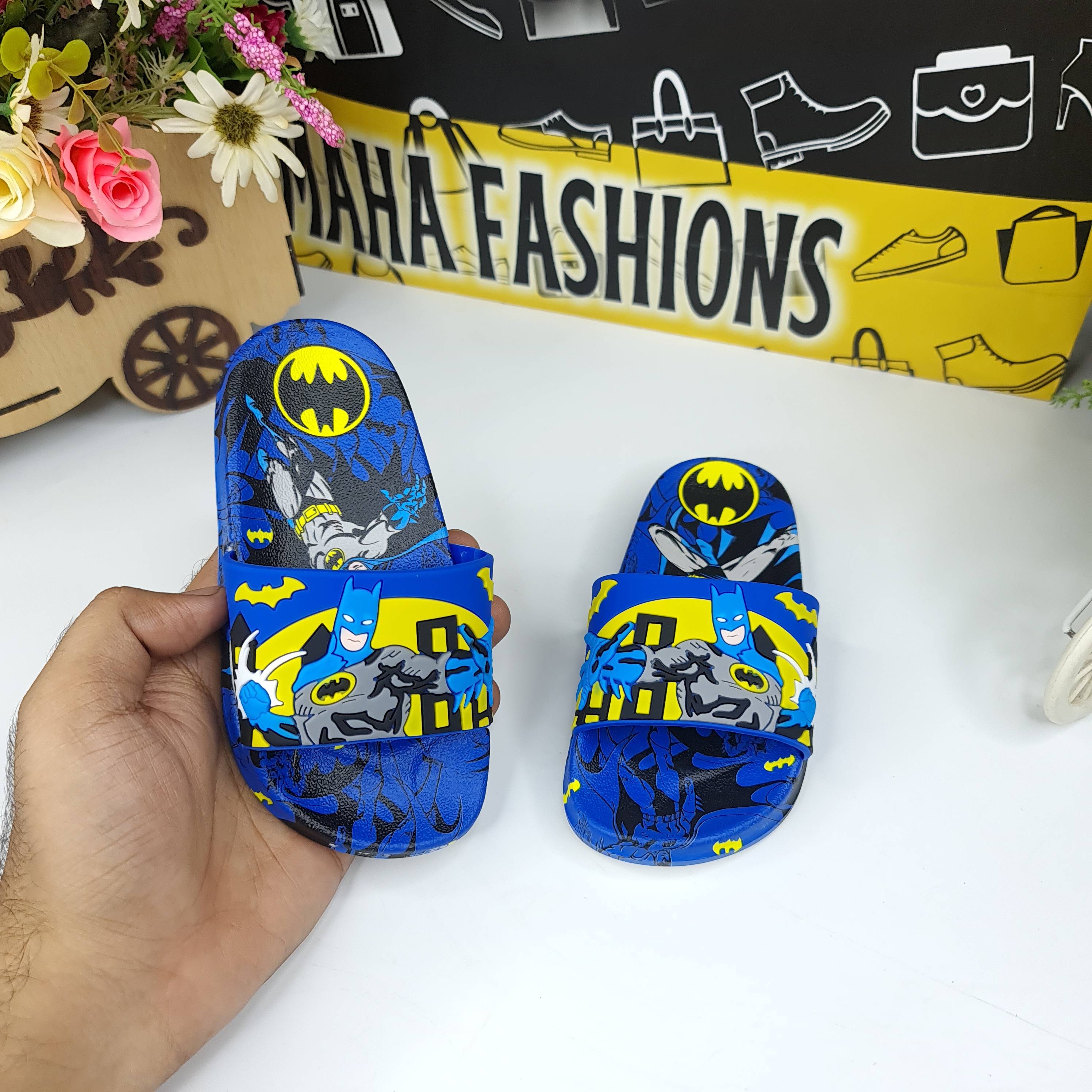 Blue Kids Slippers - Maha fashions -  