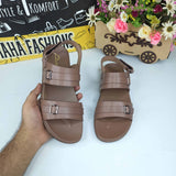 Tan Men Sandals - Maha fashions -  