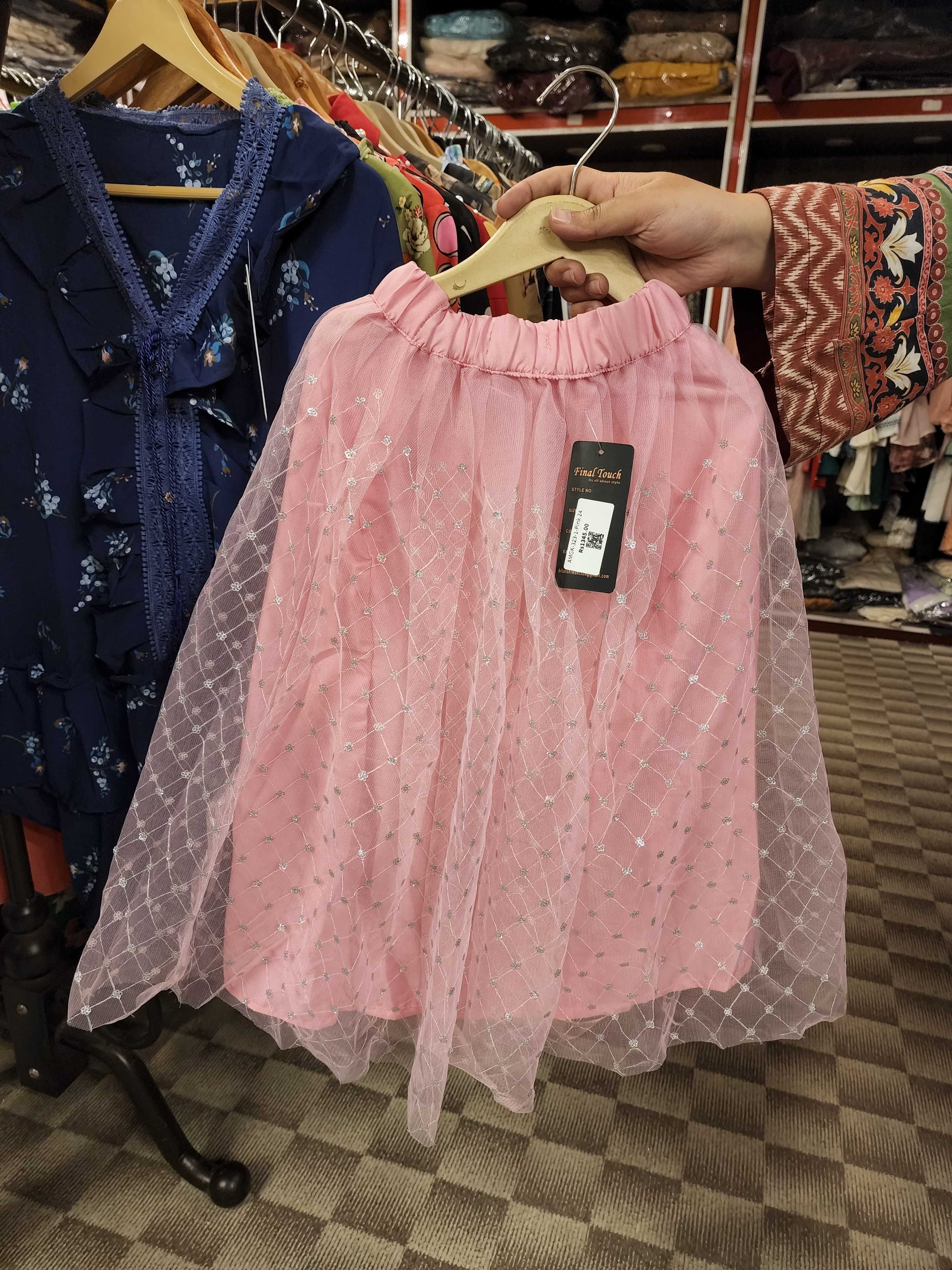 Pink Kids Skirts - Maha fashions -  