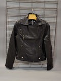 Black Leather Slim Fit Jacket