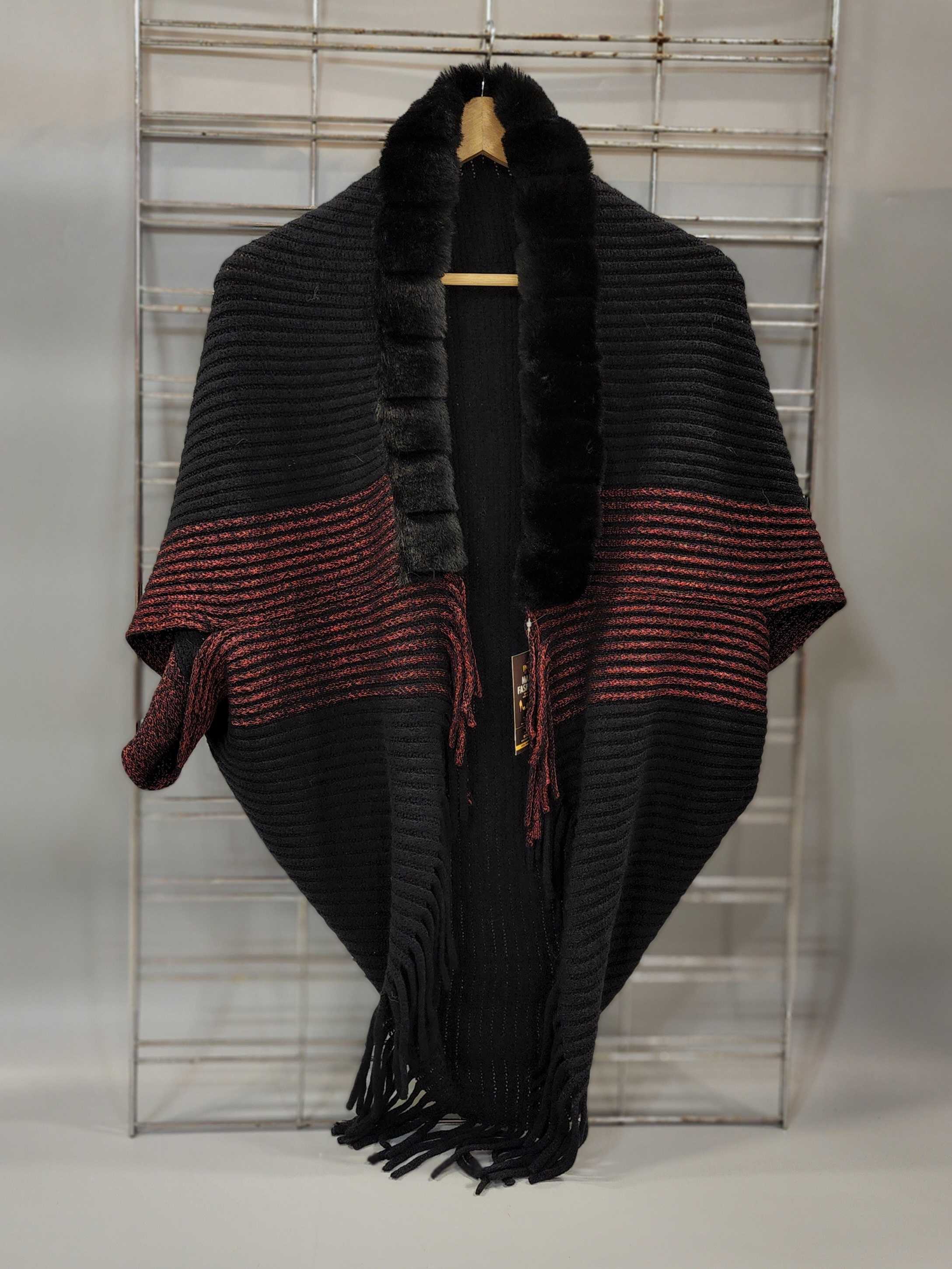 Black Cap Shawl - Maha fashions -  